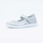 Основное изображение 632332-21 серебрист. туфли школьные Нат. ко